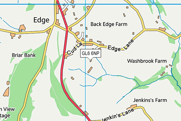 GL6 6NP map - OS VectorMap District (Ordnance Survey)