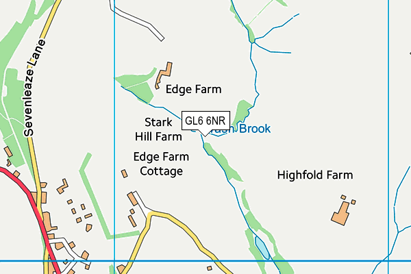 GL6 6NR map - OS VectorMap District (Ordnance Survey)