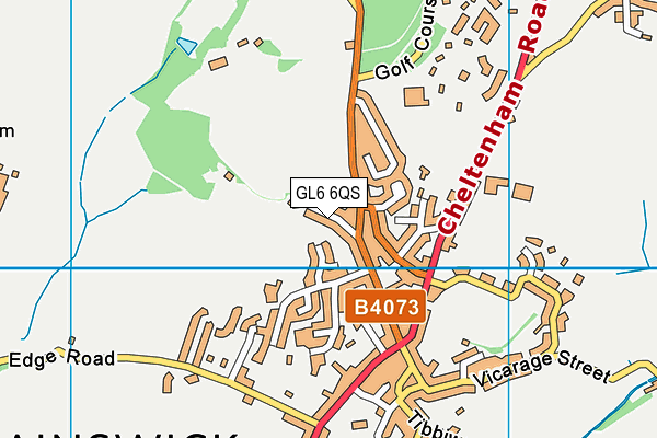 GL6 6QS map - OS VectorMap District (Ordnance Survey)