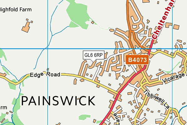 Map of BRANDON MEAD (PAINSWICK) MANAGEMENT LIMITED at district scale