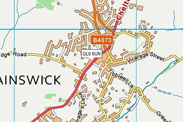 GL6 6UN map - OS VectorMap District (Ordnance Survey)