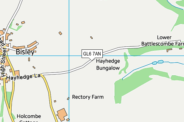 GL6 7AN map - OS VectorMap District (Ordnance Survey)