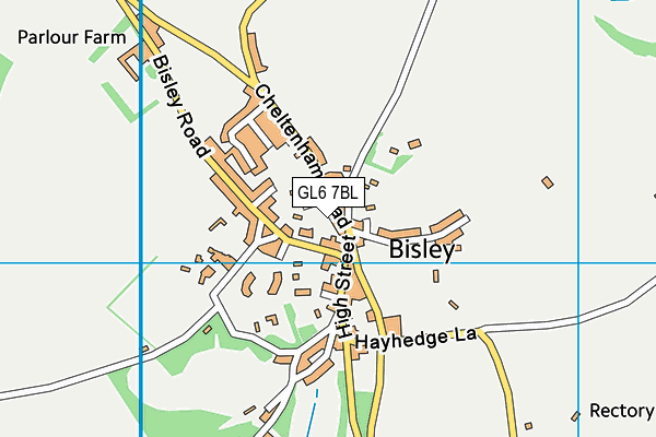 GL6 7BL map - OS VectorMap District (Ordnance Survey)