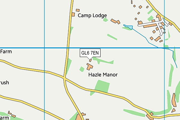 GL6 7EN map - OS VectorMap District (Ordnance Survey)