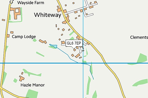 GL6 7EP map - OS VectorMap District (Ordnance Survey)