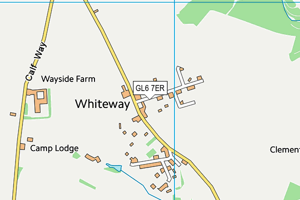 GL6 7ER map - OS VectorMap District (Ordnance Survey)