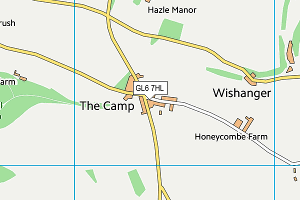 GL6 7HL map - OS VectorMap District (Ordnance Survey)