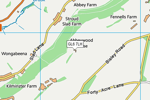 GL6 7LH map - OS VectorMap District (Ordnance Survey)