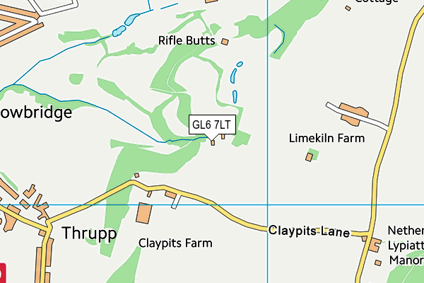 GL6 7LT map - OS VectorMap District (Ordnance Survey)