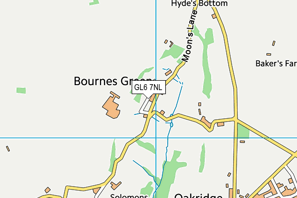 GL6 7NL map - OS VectorMap District (Ordnance Survey)