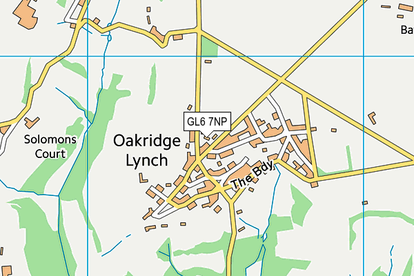 GL6 7NP map - OS VectorMap District (Ordnance Survey)