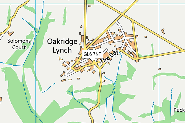 GL6 7NT map - OS VectorMap District (Ordnance Survey)