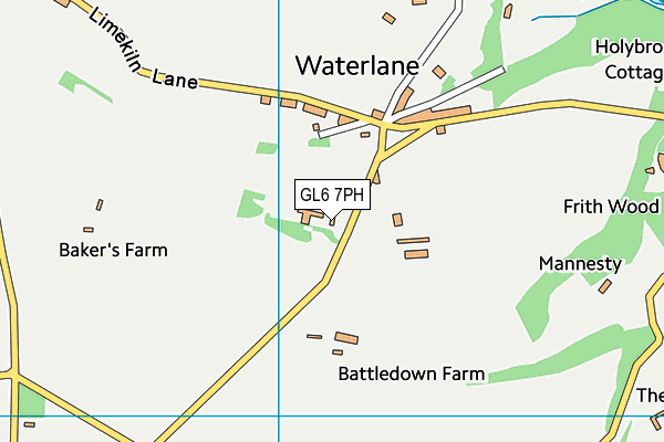 GL6 7PH map - OS VectorMap District (Ordnance Survey)