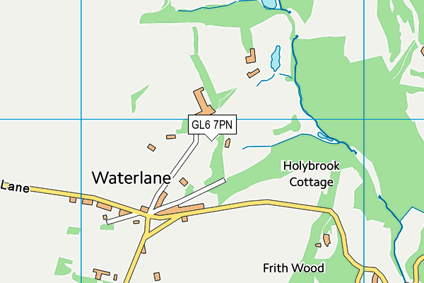 GL6 7PN map - OS VectorMap District (Ordnance Survey)