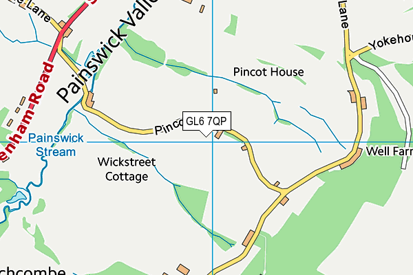 GL6 7QP map - OS VectorMap District (Ordnance Survey)