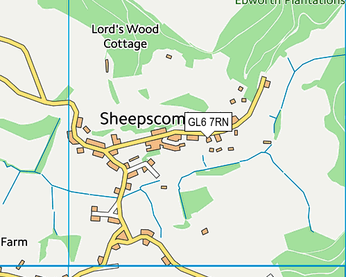 GL6 7RN map - OS VectorMap District (Ordnance Survey)