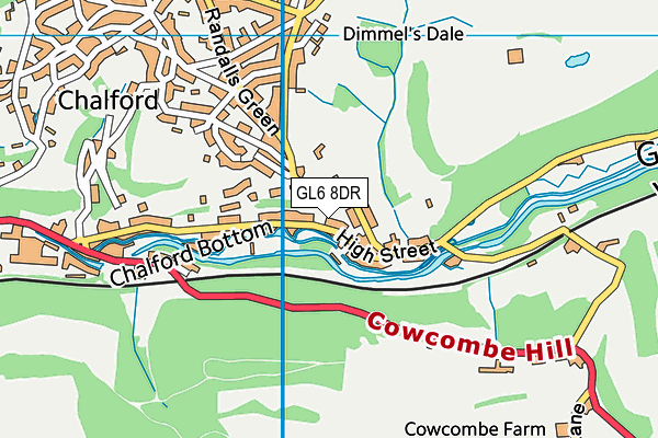 Map of COURTFIELD DESIGN LIMITED at district scale