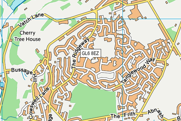 GL6 8EZ map - OS VectorMap District (Ordnance Survey)