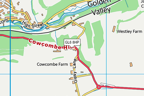 GL6 8HP map - OS VectorMap District (Ordnance Survey)