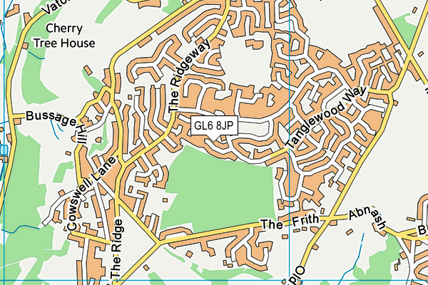 GL6 8JP map - OS VectorMap District (Ordnance Survey)