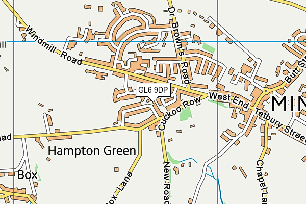 GL6 9DP map - OS VectorMap District (Ordnance Survey)