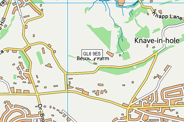 GL6 9ES map - OS VectorMap District (Ordnance Survey)