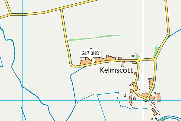 GL7 3HD map - OS VectorMap District (Ordnance Survey)