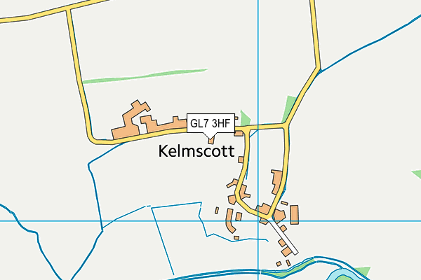 GL7 3HF map - OS VectorMap District (Ordnance Survey)