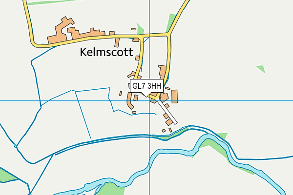 GL7 3HH map - OS VectorMap District (Ordnance Survey)