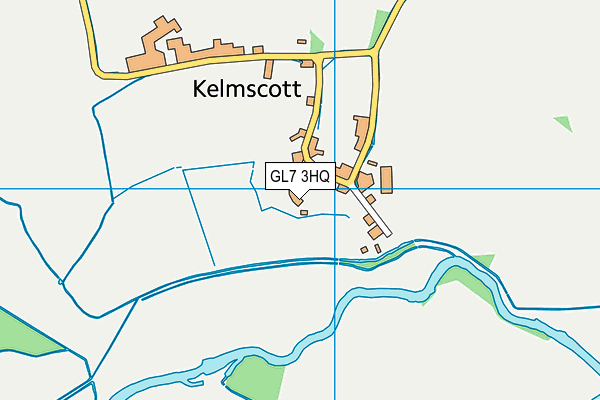 GL7 3HQ map - OS VectorMap District (Ordnance Survey)