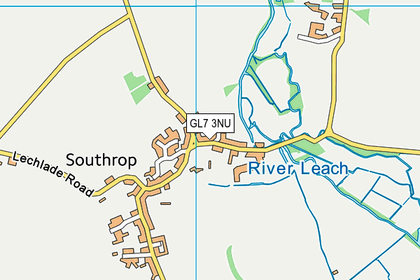 GL7 3NU map - OS VectorMap District (Ordnance Survey)