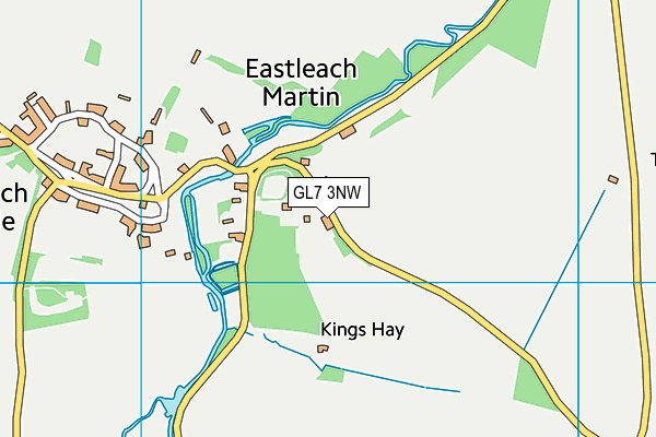 GL7 3NW map - OS VectorMap District (Ordnance Survey)
