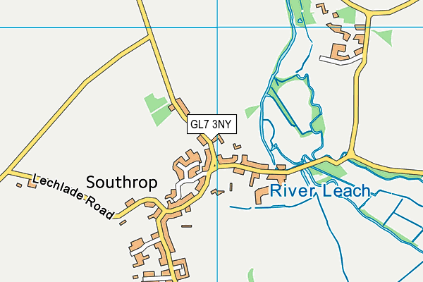 GL7 3NY map - OS VectorMap District (Ordnance Survey)