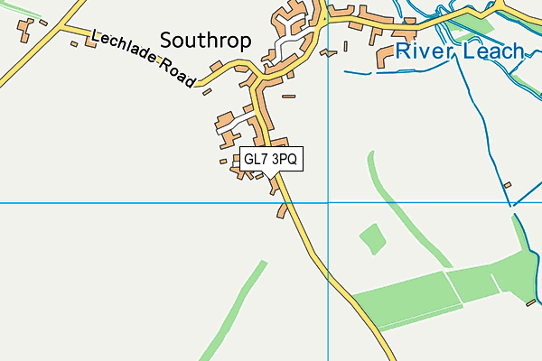 GL7 3PQ map - OS VectorMap District (Ordnance Survey)