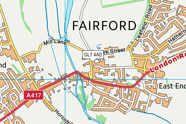 Map of THE FAMILY OSTEOPATH LTD at district scale