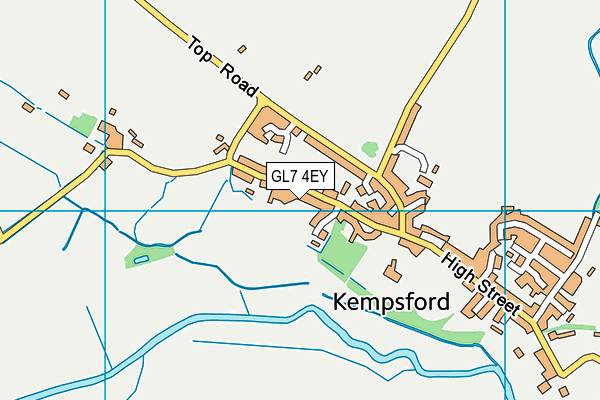 Kempsford Church of England Primary School map (GL7 4EY) - OS VectorMap District (Ordnance Survey)