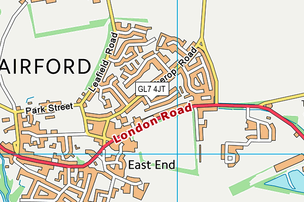 Map of COTSWOLD REAL ESTATE LTD at district scale