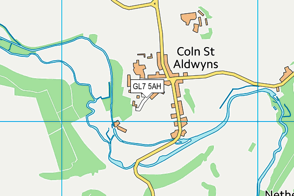 GL7 5AH map - OS VectorMap District (Ordnance Survey)