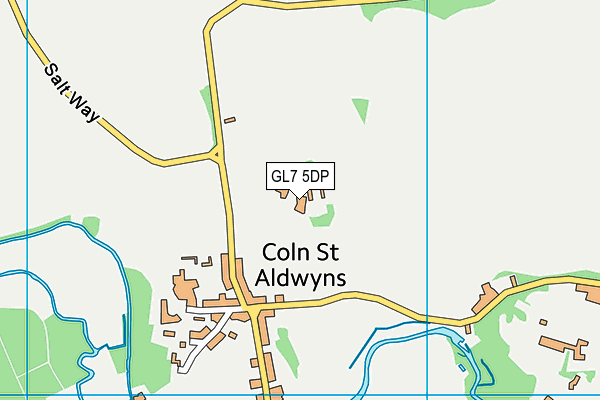 GL7 5DP map - OS VectorMap District (Ordnance Survey)