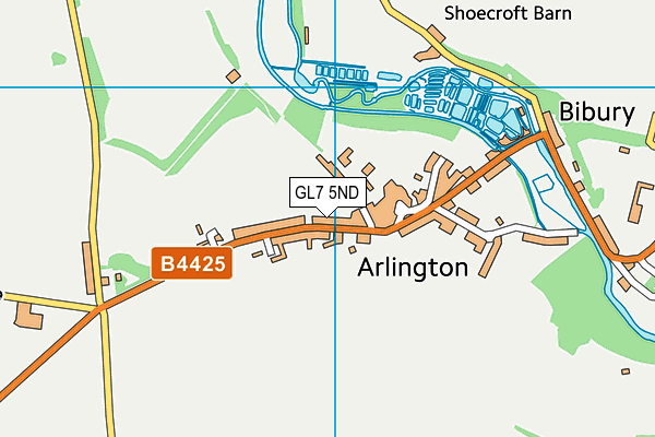 GL7 5ND map - OS VectorMap District (Ordnance Survey)