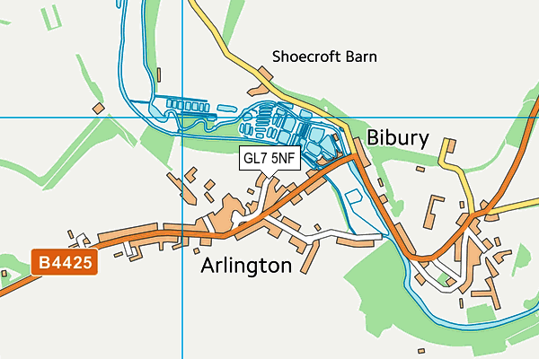 GL7 5NF map - OS VectorMap District (Ordnance Survey)