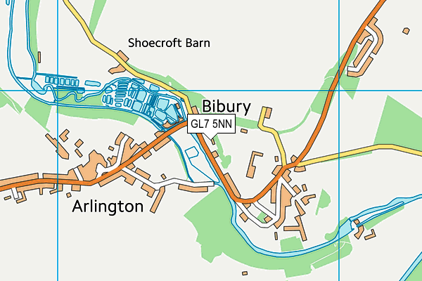 GL7 5NN map - OS VectorMap District (Ordnance Survey)