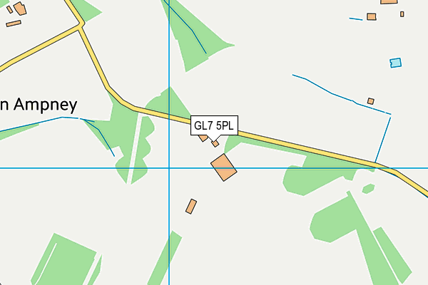 GL7 5PL map - OS VectorMap District (Ordnance Survey)