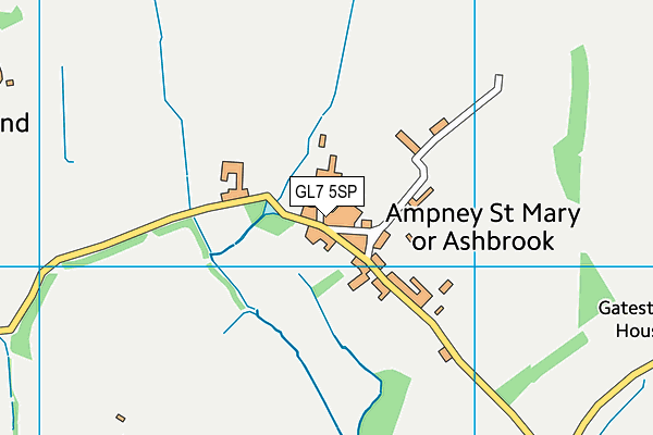 GL7 5SP map - OS VectorMap District (Ordnance Survey)