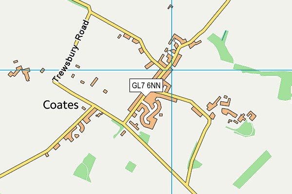 GL7 6NN map - OS VectorMap District (Ordnance Survey)