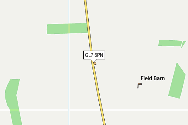 GL7 6PN map - OS VectorMap District (Ordnance Survey)
