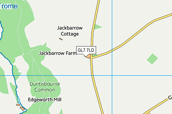 Cirencester Park Polo Club (Jackbarrow) map (GL7 7LD) - OS VectorMap District (Ordnance Survey)