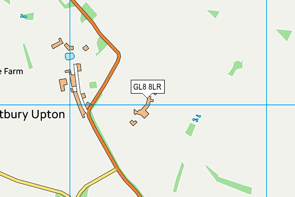 GL8 8LR map - OS VectorMap District (Ordnance Survey)