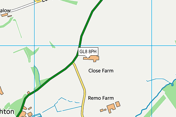 GL8 8PH map - OS VectorMap District (Ordnance Survey)