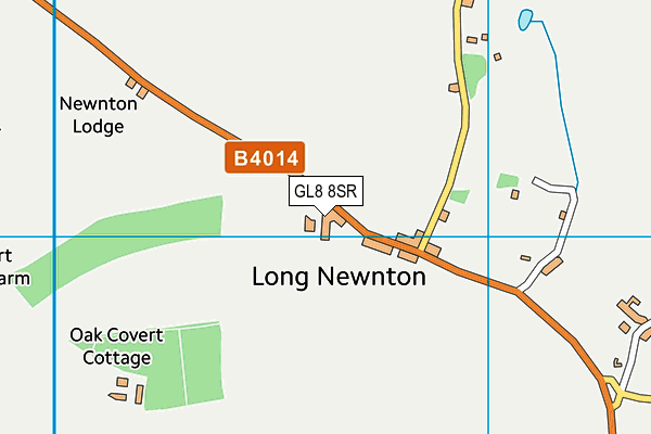 GL8 8SR map - OS VectorMap District (Ordnance Survey)